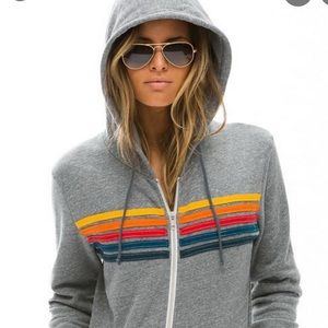 Aviator Nation grey hoodie.
